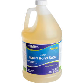 Global Industrial™ Liquid Hand Soap Clear - Case Of Four 1 Gallon Bottles