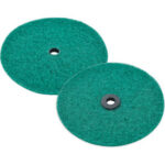 Global Industrial™ Replacement Scrubbing Pads for Mini Floor Scrubber 2 Pack