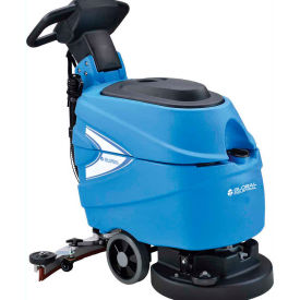 Global Industrial™ Auto Walk-Behind Floor Scrubber 17"" Cleaning Path Two 80 Amp Batteries