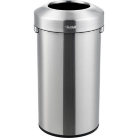 Global Industrial™ Stainless Steel Round Open Top Trash Can 16 Gallon