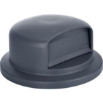Global Industrial™ Plastic Trash Can Dome Lid - 44 Gallon Gray