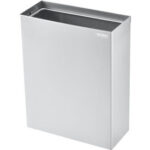 Global Industrial™ Stainless Steel Wall Mount Trash Can 6-2/5 Gallon