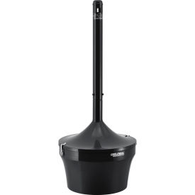 Global Industrial Steel Outdoor Ashtray 4-1/2 Gallon Black