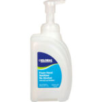 Global Industrial™ Foam Hand Sanitizer Alcohol Free Linen Scent 32 oz. Bottle -8 Bottles/Case