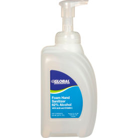Global Industrial™ Foam Hand Sanitizer 62 Alcohol Linen Scent 32 oz. Bottle - 8 Bottles/Case