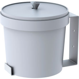 Global Industrial™ Bucket Wipe Dispenser Wall Bracket - For Use With Wipe Bucket 641492/641543