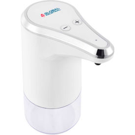 Global Industrial Countertop Automatic Soap Or Sanitizer Gel Dispenser 350 ml White/Chrome