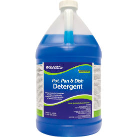 Global Industrial™ Pot Pan & Dish Detergent 1 Gallon Bottle 4/Case