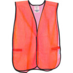 Global Industrial™ Hi-Vis Safety Vest Mesh Orange One Size