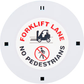 Global Industrial™ LED Sign Projector Lens Forklift Lane No Pedestrians