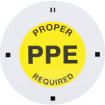 Global Industrial™ LED Sign Projector Lens Proper PPE Required