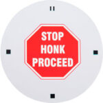 Global Industrial™ LED Sign Projector Lens Stop Honk Proceed