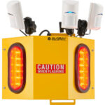 Global Industrial™ Forklift Awareness Sensor 3 Sensors 4 Lights 25' Power Cord
