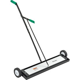 Global Industrial™ Heavy Duty Magnetic Sweeper With Release Lever 36"" Cleaning Width