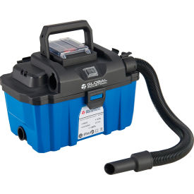 Global Industrial™ Battery Powered HEPA Wet/Dry Vacuum 2.6 Gallon Cap.