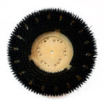 Global Industrial™ 13"" 50/80 Grit Scrub Brush for Concrete Black