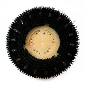 Global Industrial™ 13"" 50/80 Grit Scrub Brush for Concrete Black