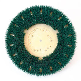 Global Industrial™ 13"" 22/120 Grit Scrub Brush for Concrete Green