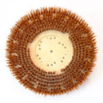 Global Industrial™ 13"" 70/46 Grit Scrub Brush for Concrete Orange