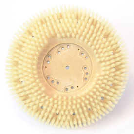Global Industrial™ 13"" Nylon Scrub Brush for LVT Soft White