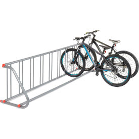 Global Industrial Single-Sided Grid Bike Rack 9-Bike Capacity Powder Coated Steel