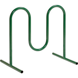 Global Industrial Wave Bike Rack 5-Bike Capacity Free Standing Green