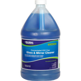 Global Industrial Concentrated VOC Free Glass & Mirror Cleaner 1 Gallon Bottle 2/Case