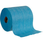 Global Industrial™ Quick Rags® Heavy Duty Jumbo Roll Blue 475 Sheets/Roll 1 Roll/Case