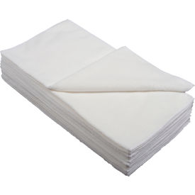 Global Industrial™ 300 GSM Microfiber Polishing Cloths 16"" x 16"" White 12 Cloths/Pack