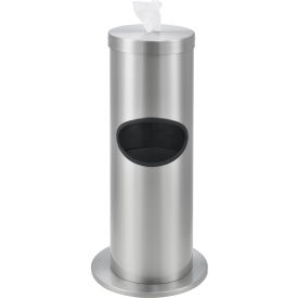Global Industrial Floor Standing Wet Wipe Dispenser - Stainless Steel
