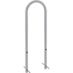 Global Industrial™ U-Rack Bike Rack 2-Bike Capacity Below Ground Mount Gray