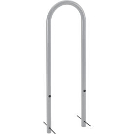 Global Industrial U-Rack Bike Rack 2-Bike Capacity Below Ground Mount Gray