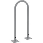 Global Industrial™ U-Rack Bike Rack 2-Bike Capacity Flange Mount Gray