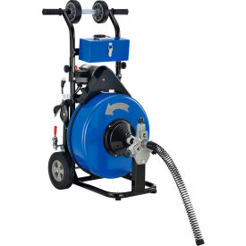 Global Industrial™ Drain Cleaner For 4-9"" Pipe 200 RPM 100' Cable