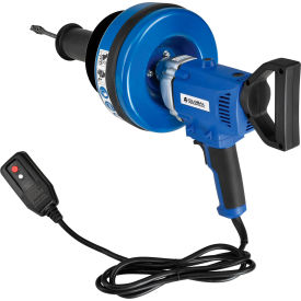 Global Industrial™ Electric Handheld Drain Cleaner For 3/4""-3""ID 0-500 RPM 3 Cables