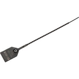 Global Industrial™ Adjustable Plastic Truck Seal 9""L Black 100/Pack