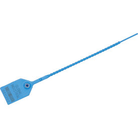 Global Industrial™ Adjustable Plastic Truck Seal 9""L Med Blue 100/Pack