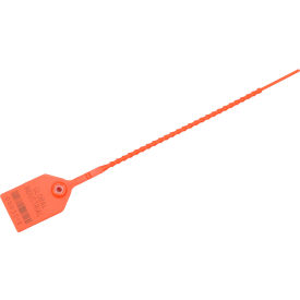 Global Industrial™ Adjustable Plastic Truck Seal 9""L Orange 100/Pack