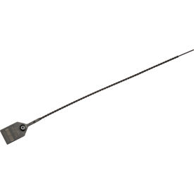 Global Industrial™ Adjustable Plastic Truck Seal 15""L Black 100/Pack