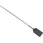 Global Industrial™ Adjustable Extinguisher Tamper Seal 9""L Black 100/Pack