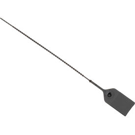 Global Industrial™ Adjustable Extinguisher Tamper Seal 9""L Black 100/Pack