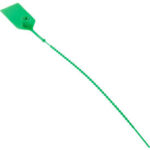 Global Industrial™ Adjustable Extinguisher Tamper Seal 9""L Green 100/Pack