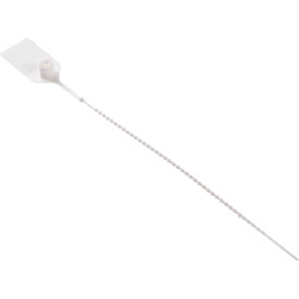 Global Industrial™ Adjustable Extinguisher Tamper Seal 9""L White 100/Pack