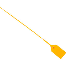 Global Industrial™ Adjustable Extinguisher Tamper Seal 9""L Yellow 100/Pack