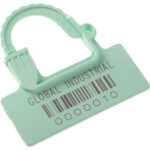 Global Industrial™ One Piece Padlock Seal Pastel Green 100/Pack