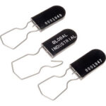 Global Industrial™ Padlock Seal With Wire Hasp Black 1000/Pack