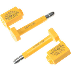 Global Industrial High Security Bolt Seal Yellow 50/Pack
