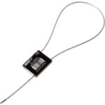 Global Industrial™ Metal Cable Seal 1/16""x12""L Black 50/Pack