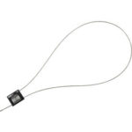 Global Industrial™ Metal Cable Seal 1/16""x24""L Black 50/Pack