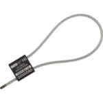 Global Industrial™ Metal Cable Seal 1/8""x12""L Black 50/Pack